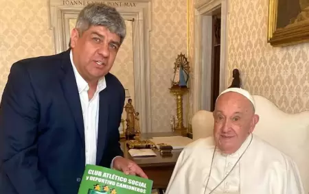 Pablo Moyano y Papa Francisco