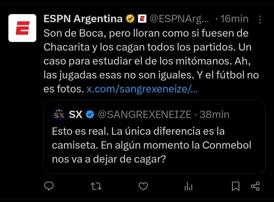 El polmico tuit de ESPN