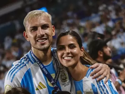 Leandro Paredes y Camila Galante