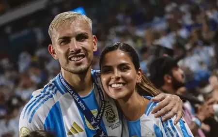 Leandro Paredes y Camila Galante