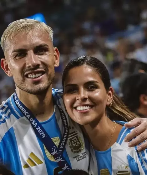 Leandro Paredes y Camila Galante