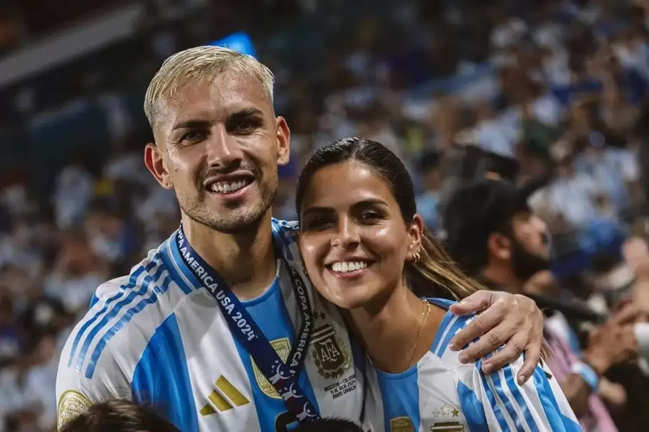 Leandro Paredes y Camila Galante