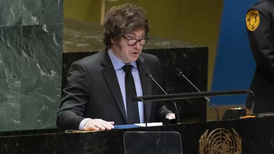 Javier Milei en la ONU