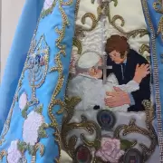 Le moj la oreja al Papa? Milei instal una Virgen del Valle con un polmico bordado en la Rosada