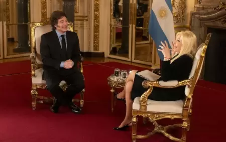 Susana Gimnez habl con Javier Milei en la Casa Rosada