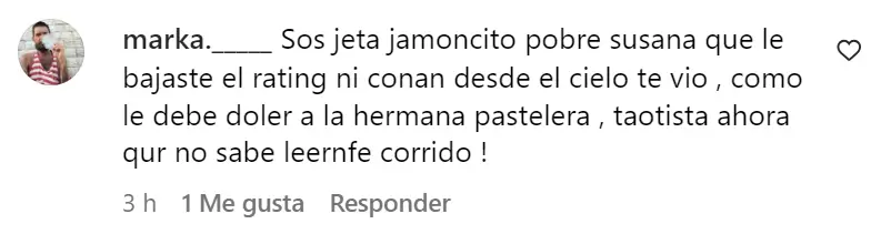 Los comentarios en las redes de Milei, despus del mano a mano con Susana