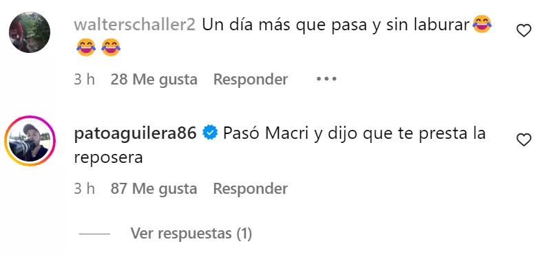 Los comentarios en las redes de Milei, despus del mano a mano con Susana