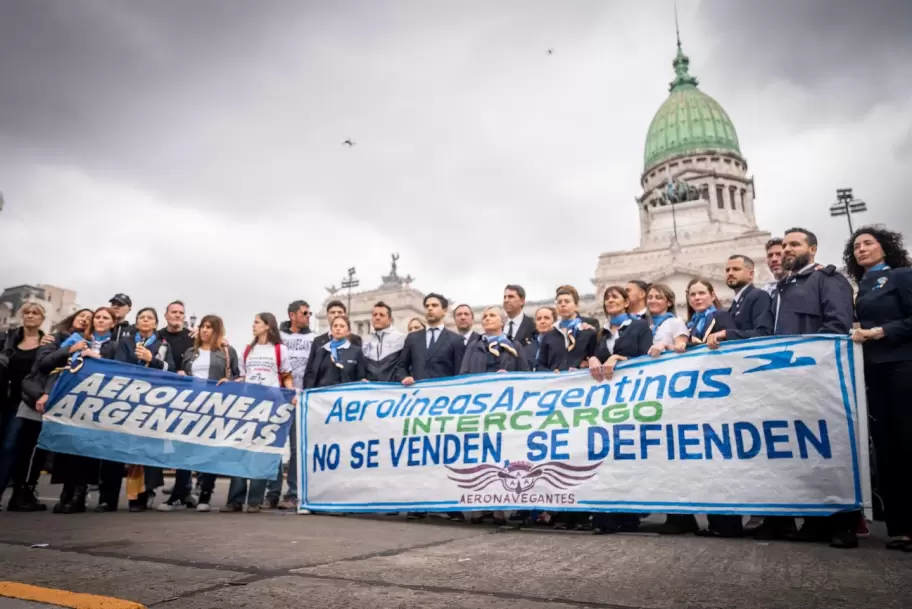 Trabajadores se manifestaron en contra de la privatizacin