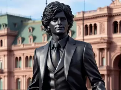 La estatua de Javier Milei