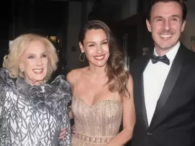 Mirtha Legrand, Carolina "Pampita" Ardohain y Roberto Garca Moritn