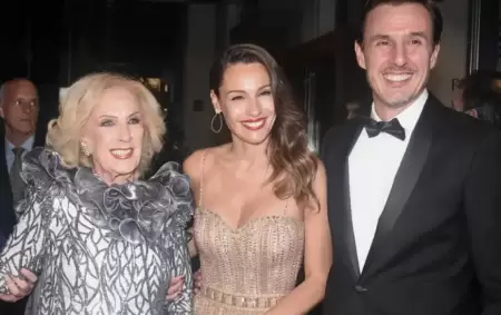 Mirtha Legrand, Carolina "Pampita" Ardohain y Roberto Garca Moritn