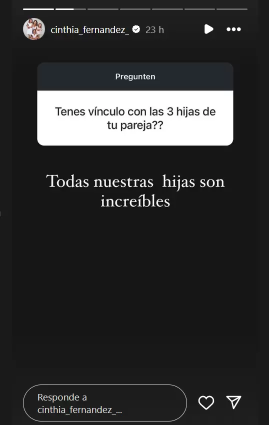 La respuesta de Cinthia sobre el vnculo con las hijas menores del abogado