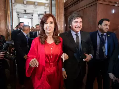 Cristina Fernndez de Kirchner y Javier Milei