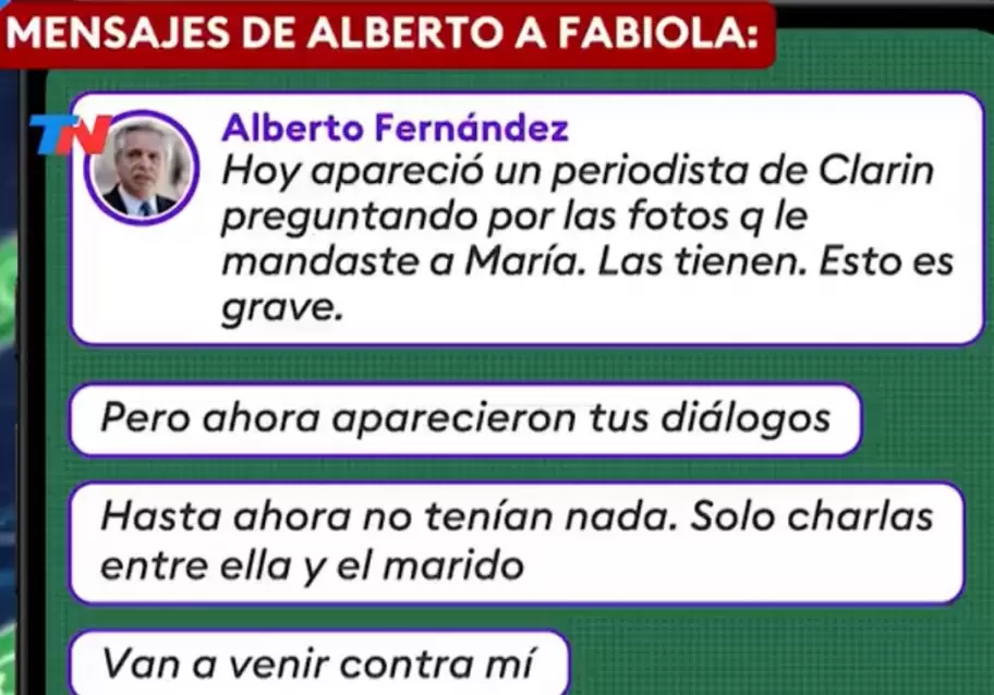 Los nuevos chats que se filtraron entre Yaez y Fernndez