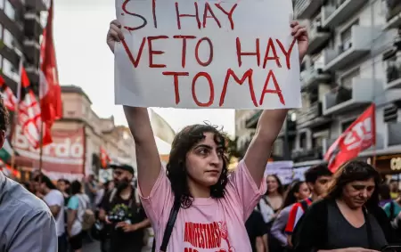 "Si hay veto, hay toma"