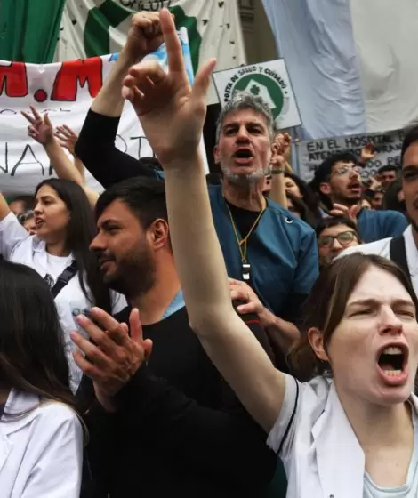 Protestas para parar el desfinanciamiento en el Bonaparte