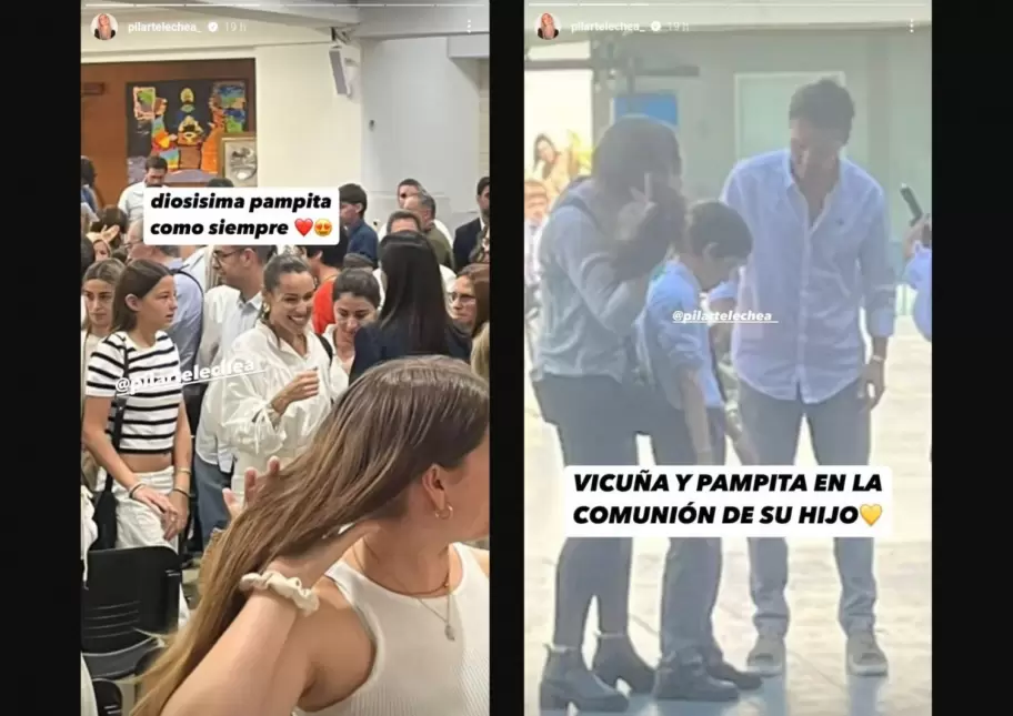 El reencuentro de Benjamn Vicua y Pampita