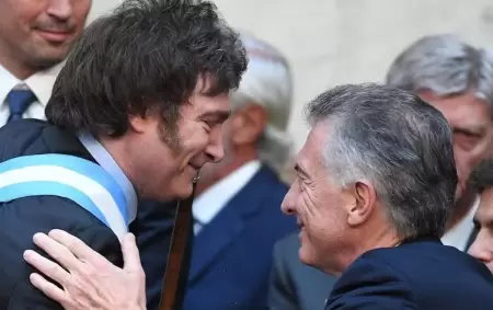 Javier Milei y Mauricio Macri