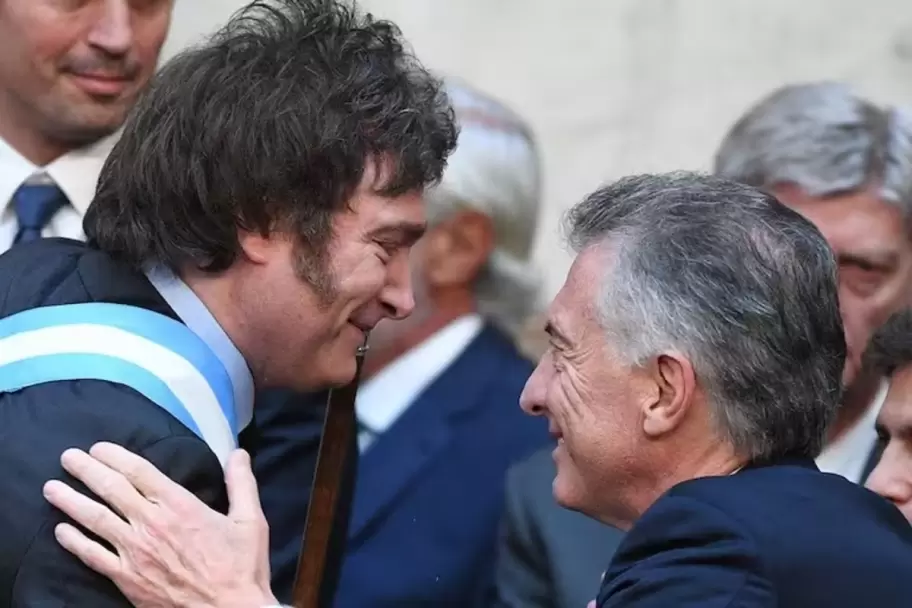 Javier Milei y Mauricio Macri