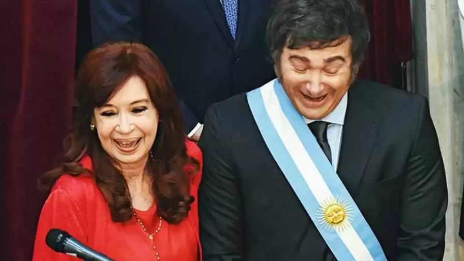 Las ltimas sonrisitas de CFK y Milei juntos