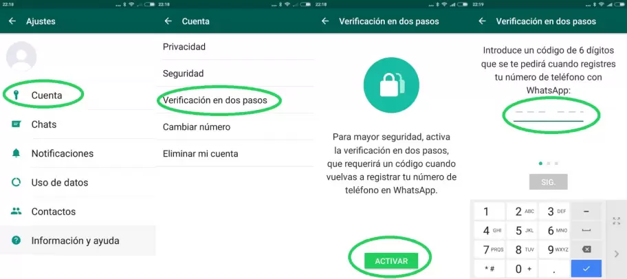 Activar la verificacin en dos pasos es fundamental para prevenir hackeos