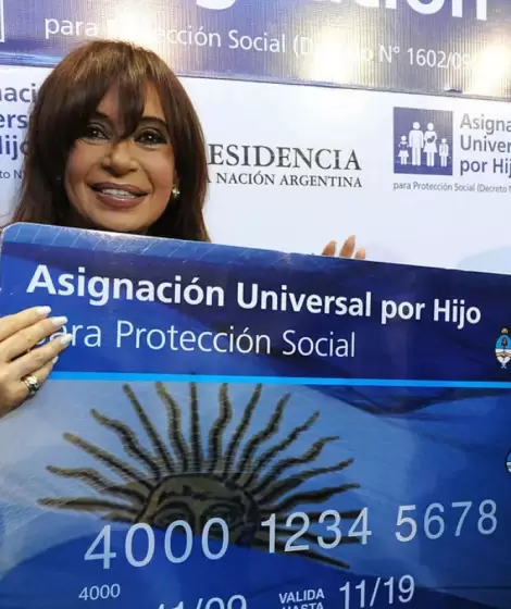 CFK cuando lanz la AUH