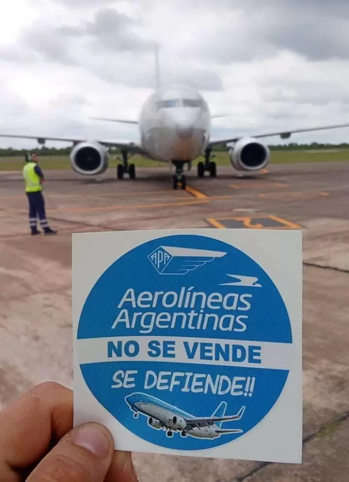 "Aerolneas no se vende"