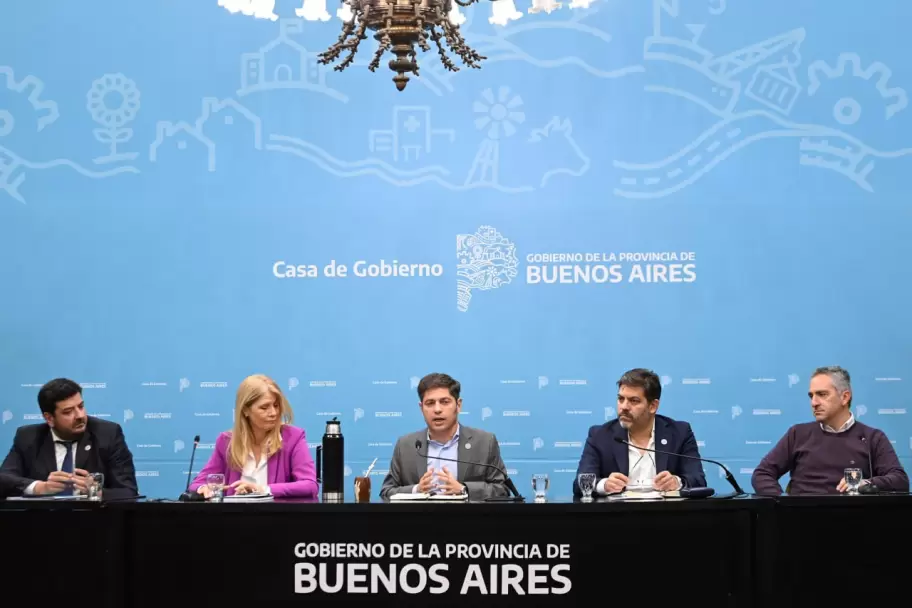 Kicillof durante la conferencia de prensa en donde habl de la causa Vialidad