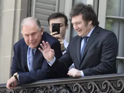 El canciller Gerardo Werthein y el presidente Javier Milei.