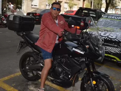 Le robaron la moto al actor Alejandro "Huevo" Mller