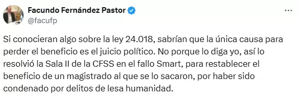 La palabra de Pastor, un especialista en estos temas