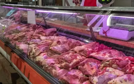 El consumo de carne en cada libre