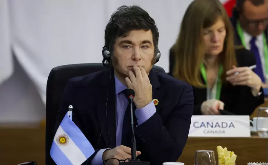 Javier Milei en el G20