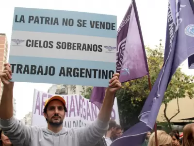 Aerolneas Argentinas en pie de lucha