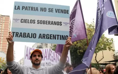 Aerolneas Argentinas en pie de lucha