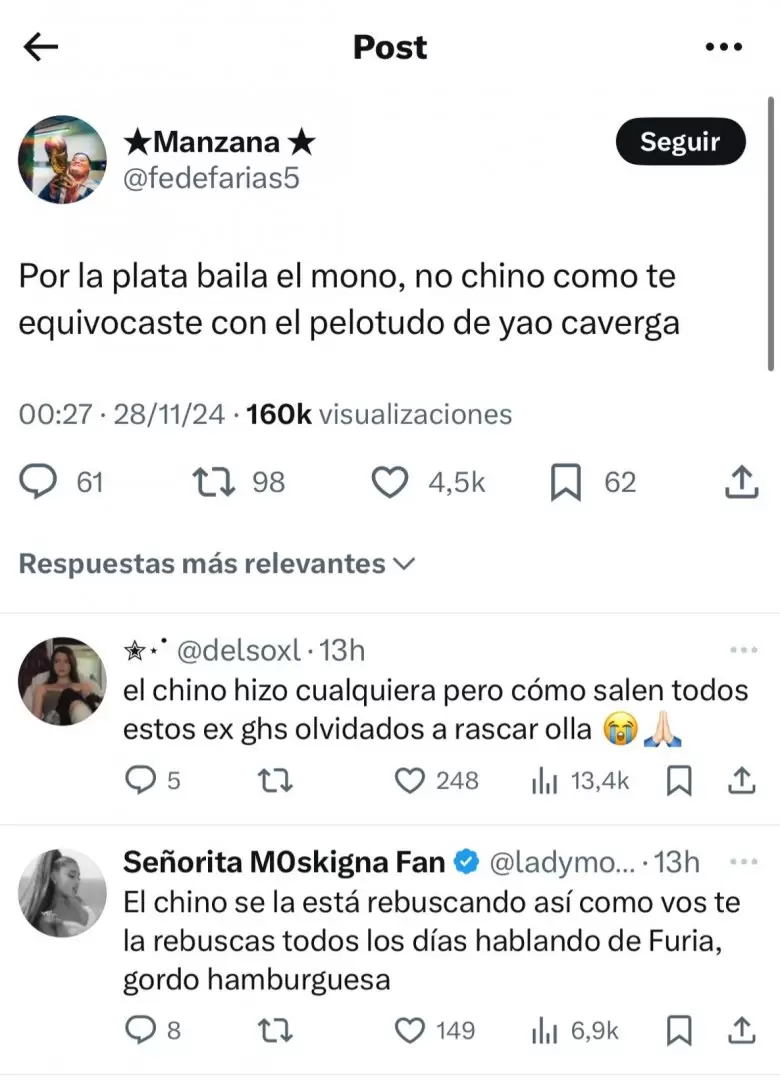 Manzana destroz con un tweet a su ex colega, Martn Ku