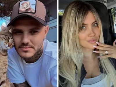 Mauro Icardi y Wanda Nara