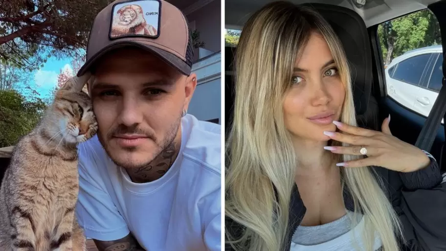 Mauro Icardi y Wanda Nara