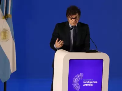 Javier Milei en la apertura de la Semana de la Inteligencia Artificial