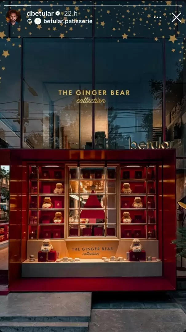 La pastelera de Betular ya siente las vibras navideas con la linea "The ginger bear collection"