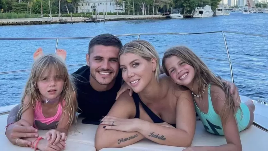 Wanda Nara no permitira el contacto de Mauro Icardi y sus hijas