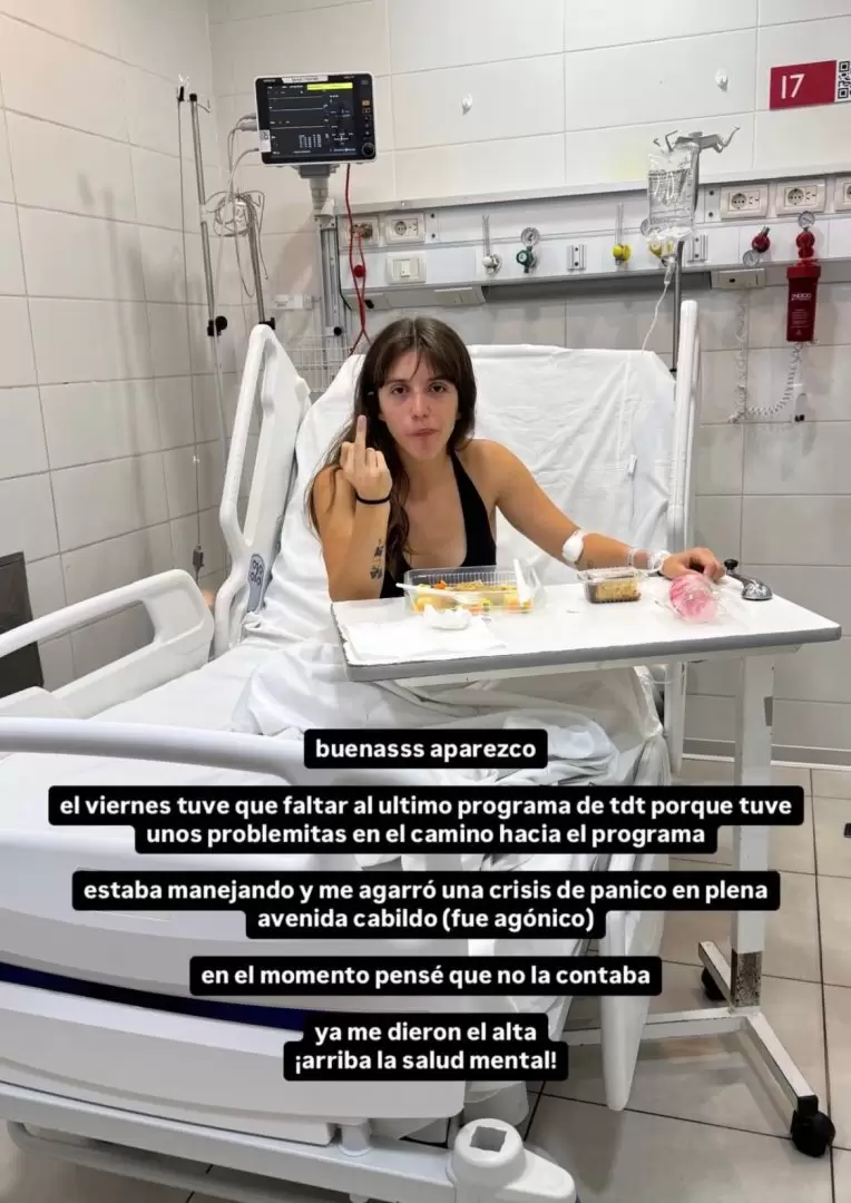 Marti utiliz sus redes para reflexionar sobre la importancia de la salud mental.