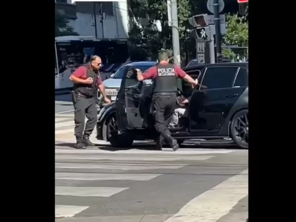 Impactante: un conductor atropell a dos policas en Villa Urquiza y se dio a la fuga