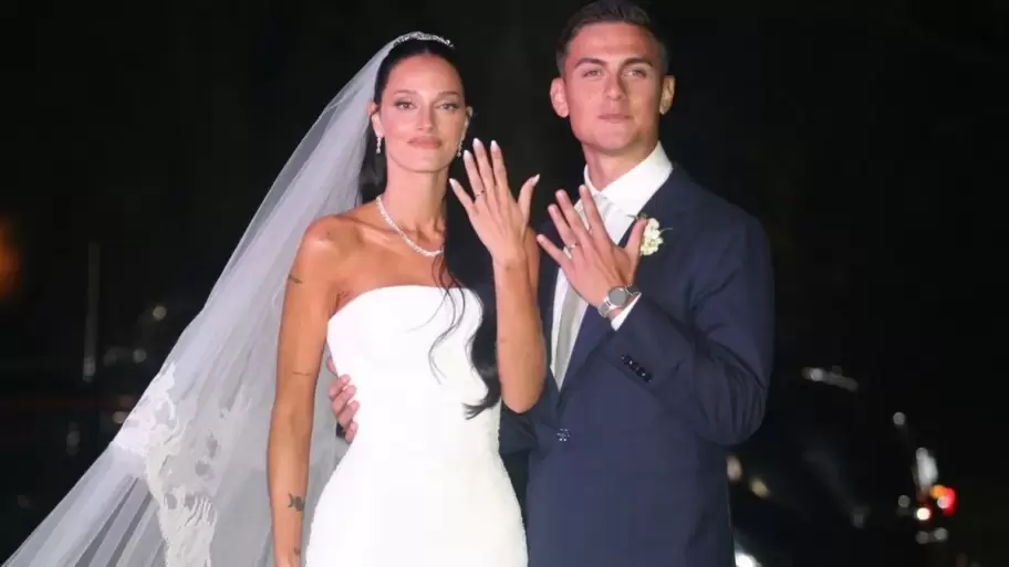 Oriana Sabatini y Paulo Dybala cumplieron cinco meses de casados