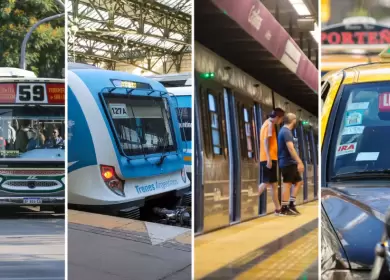 Los subtes, trenes, colectivos y taxis funcionarán con cronograma especial este martes 24 y miércoles 25 de diciembre.