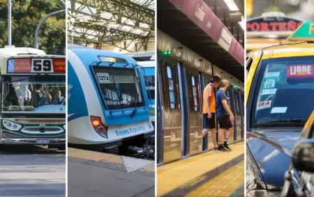 Los subtes, trenes, colectivos y taxis funcionarn con cronograma especial este martes 24 y mircoles 25 de diciembre.