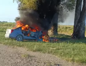 Un hombre degoll a su pareja y luego se quit la vida tras chocar el auto contra un rbol en la provincia.