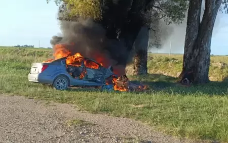 Un hombre degoll a su pareja y luego se quit la vida tras chocar el auto contra un rbol en la provincia.