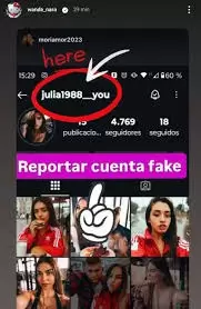 Wanda Nara se desprende de los rumores de que ella maneja la cuenta julia1988__you