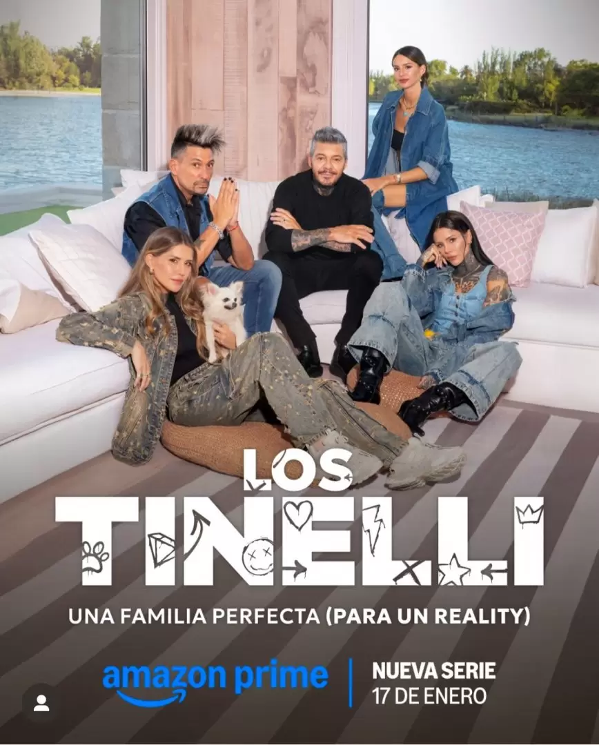 "Los Tinelli" se estrena el prximo 17 de enero en Prime Video